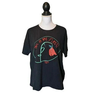Stay Home Club x Hanna I'm A Bit Tired Graphic T Shirt Size One Small Canada